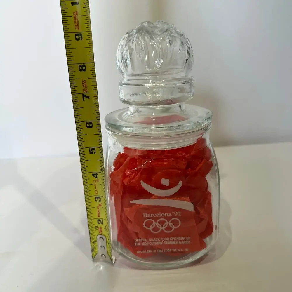 Olympics Candy Jar Snickers Barcelona '92 Albertville '92 Collectible